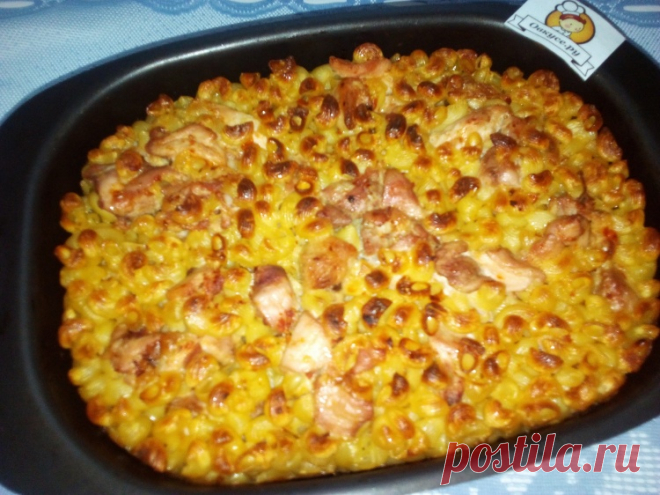 Запеканка с курицей и макаронами в духовке - Простые рецепты Овкусе.ру