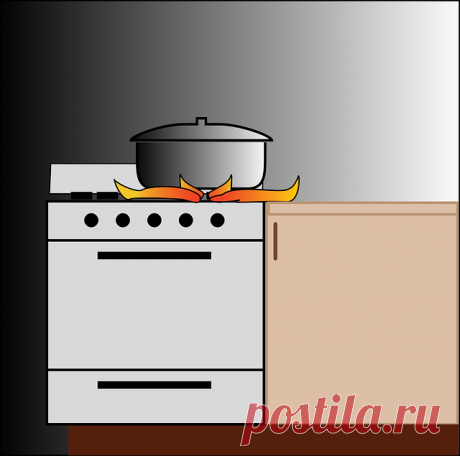 Если нагревается мебель от расположенной рядом плиты
