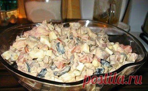 : Салат из куриной печени с помидорами.Безумно вкуснo!! Быстро, легко и ОЧЕНЬ вкусно! Рецепт совсем простой. !! Более подробно о рецепте можете узнать в источникe: шеф-повар Одноклассники, по ссылке fastppc.net/yZXG Рекомендуем посмотреть!!! Приятного аппетитa

Дорогие кулинары! Чтобы не потерять рецепт, жмите "Класс!", а потом "поделиться". Рецепт будет на вашей стене В Одноклассники. Всё ОК!