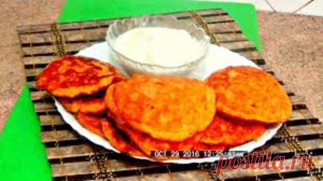 Оладьи из тыквы пышные вкусные - Простые рецепты Овкусе.ру