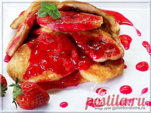 Бисквитные оладьи с ягодами - пошаговый рецепт с фото на Готовим дома