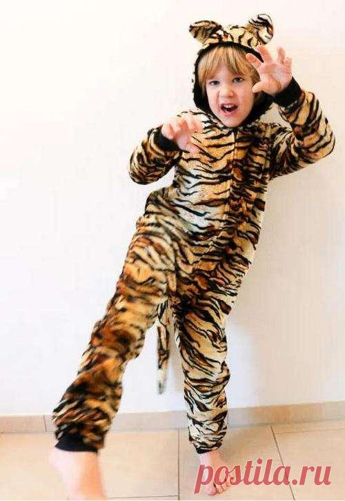 Как сшить новогодний костюм тигра: символ 2022 года (без выкройки) | Мир праздников