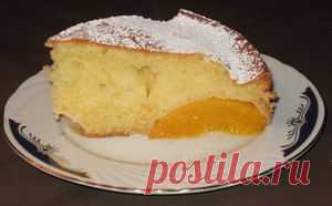 Пирог с ванильными персиками. Рецепт c фото, мы подскажем, как приготовить!