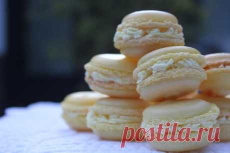Как приготовить лимонные macarons - рецепт, ингридиенты и фотографии