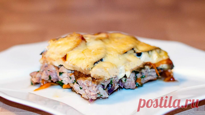 Запеканка из баклажанов с мясным фаршем рецепт с фото пошагово и видео - 1000.menu