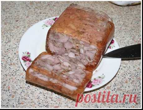 Домашняя ветчина из курицы