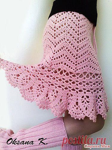 "Розовые мечты"- Юбка-француженка от KseniaK: Дневник группы "Вяжем вместе он-лайн" - Страна Мам