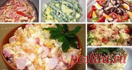 ТОΠ-7 вκycныx салатиков к Новому году Берите на заметку!