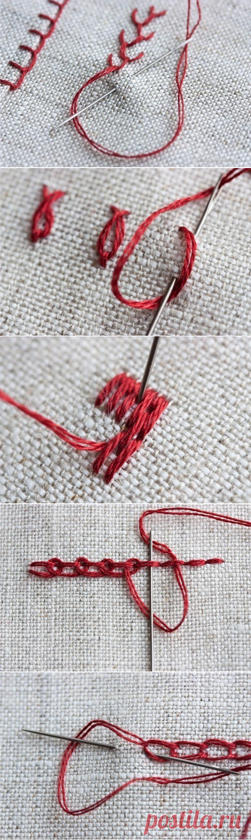 Виды швов для вышивки — Сделай сам, идеи для творчества - DIY Ideas