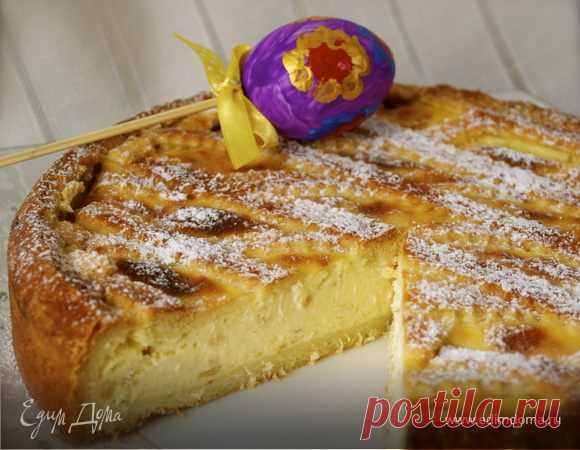 Итальянский пасхальный пирог с миндалем и заварным кремом (Pastiera). Ингредиенты: рикотта, молоко, яйца куриные | Официальный сайт кулинарных рецептов