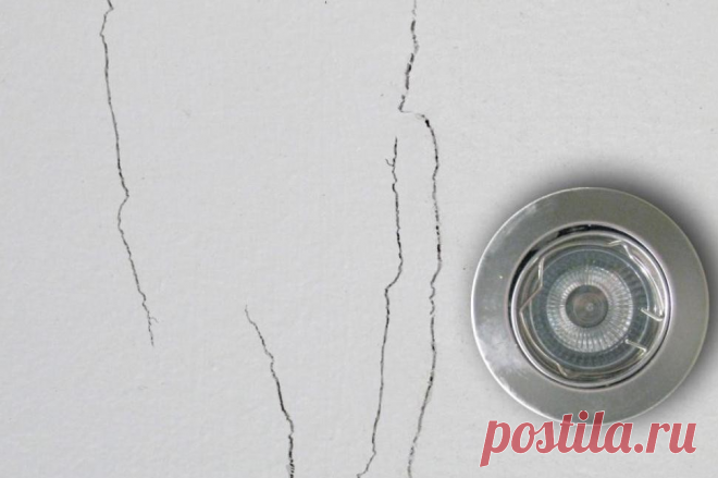 7 способов быстро заделать трещину на потолке Миллион советов на все случаи жизни!