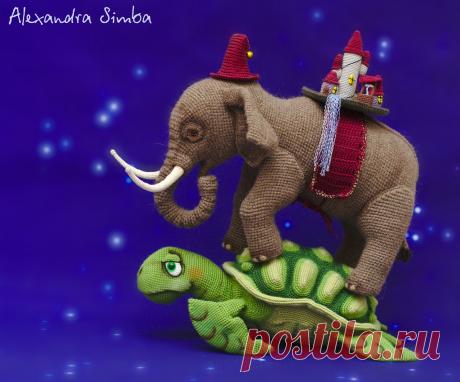 Великий А'Туин и слон Тубул.