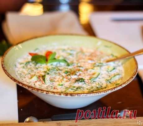 Мацони с огурцами и мятой - Я Покупаю