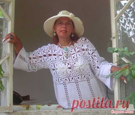 *Мне так понравился лен! - Все в ажуре... (вязание крючком) - Страна Мам
