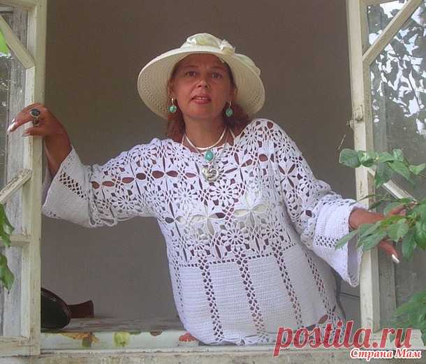 *Мне так понравился лен! - Все в ажуре... (вязание крючком) - Страна Мам