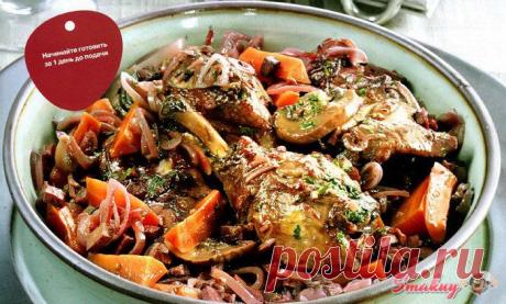 Петух в вине » Смакуй - кулинарные рецепты со всего света!