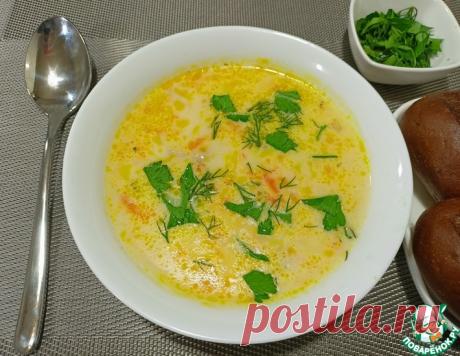 Грибной суп с плавленым сыром – кулинарный рецепт