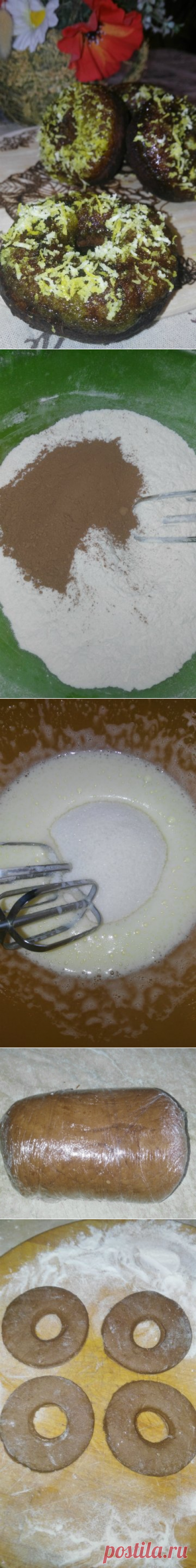 Шоколадные пончики - Готовим сами