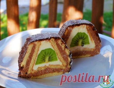 Торт из печенья "Домик" – кулинарный рецепт