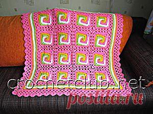 Мастер-класс по вязанию спиральных квадратов - Вязание Крючком. Блог Настика