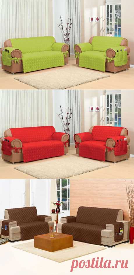 Чехол для дивана. Интересная идея.