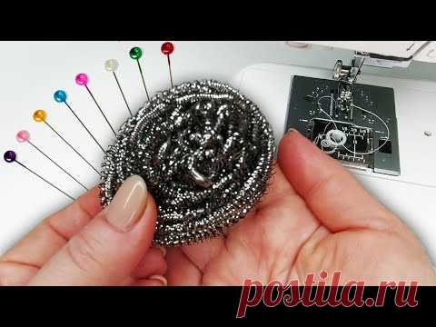 🔥💥Уникальное приспособление для заточки иголок и булавок. Швейные уловки и хитрости