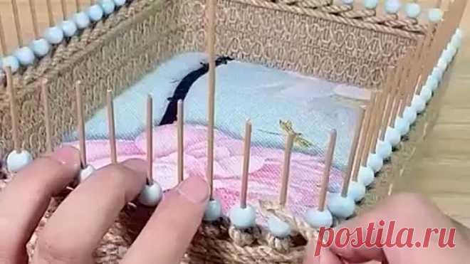 Плетем корзиночки