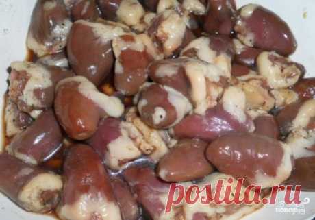 Куриные сердечки с овощами - пошаговый кулинарный рецепт на Повар.ру