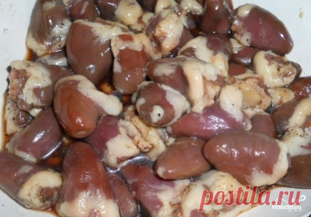 Куриные сердечки с овощами - пошаговый кулинарный рецепт на Повар.ру