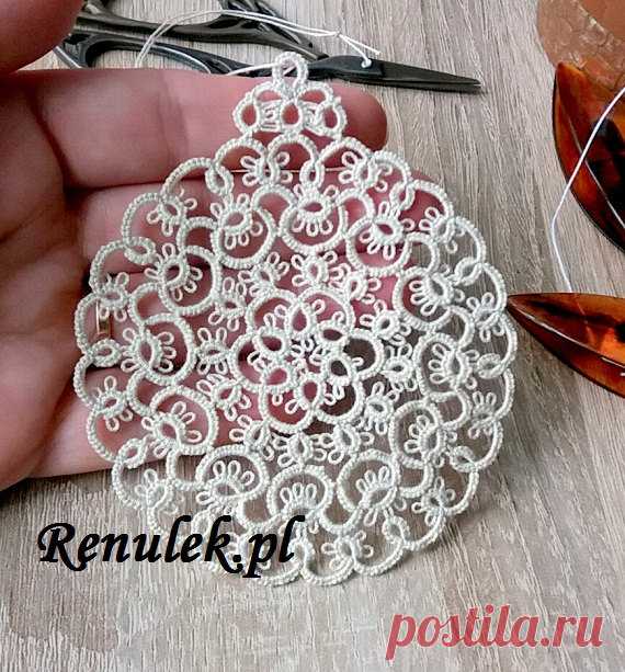 PDF Original Shuttle Tatting Pattern. Xmas Bubble2. от Renulek