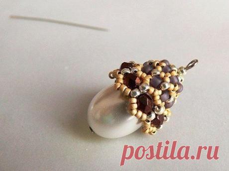 Бисерные чашечки для бусин - Бижутерия.Украшения