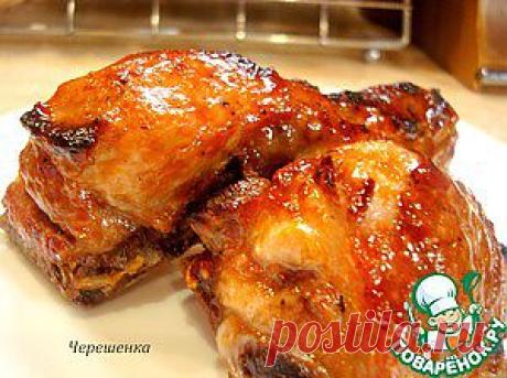 Глазированные свиные ребрышки - кулинарный рецепт