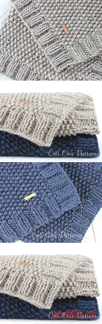 Knitting PATTERN 132 Manchester Baby Blanket PATTERN 132