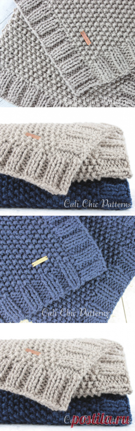 Knitting PATTERN 132 Manchester Baby Blanket PATTERN 132