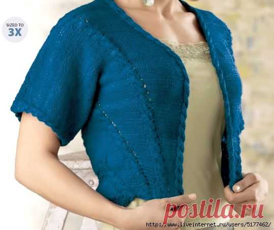 Жакетик спицами