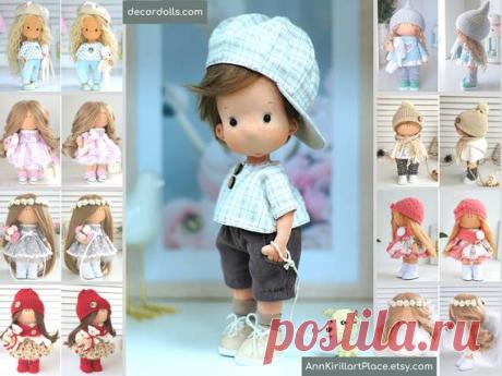 Boy Tilda Doll Handmade Fabric Rag Doll Textile Art Doll | Etsy Hello, dear visitors!  This is handmade textile tilda doll created by Master Maria L (Kazan, Russia). Doll can be made by Order. Doll is 21-22 cm (8.6 inch) tall.  All dolls on the photo are made by master Maria L. You can see all dolls by Maria L by search in our shop: