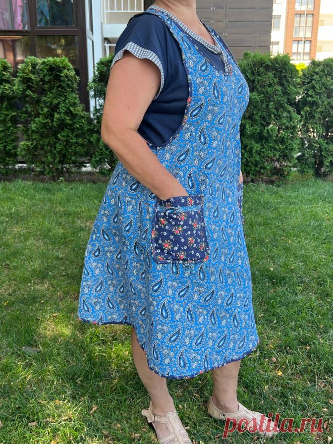 Каждая женщина, хозяйка или рукодельница должна иметь эту вещь в гардеробе. Суперудобная и полезная штука, шьется за вечер | Марья-Искусница | Дзен