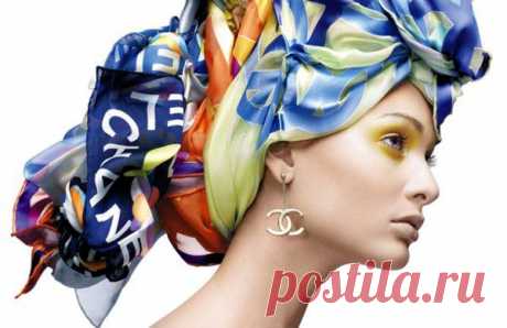 Платок как головной убор | Красота спасает мир