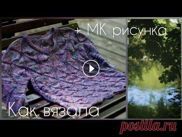 Футболка из YarnArt Jeans Tropical/как вязала +МК рисунка/вязание Летний джемпер с лирическим названием "Киржачский смузи" - футболка из новой для меня пряжи: YarnArt Jeans Tropical 55% хлопок, 45% акрил 50...