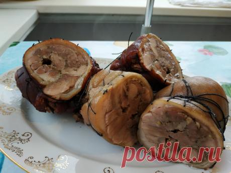 РЕЦЕПТ СВИНОЙ РУЛЬКИ+ВИДЕО | Огород бабы Кати | Яндекс Дзен