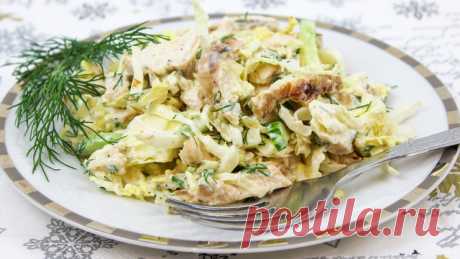 Салат из пекинской капусты с курицей – пошаговый рецепт с фотографиями