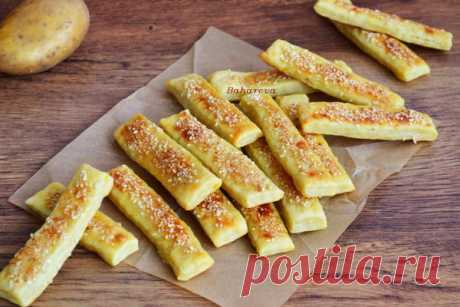 Картофельные палочки с кунжутом - пошаговый рецепт приготовления с фото