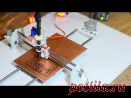 Печатная машина для чернил PCB с использованием Arduino и GRBL CNC