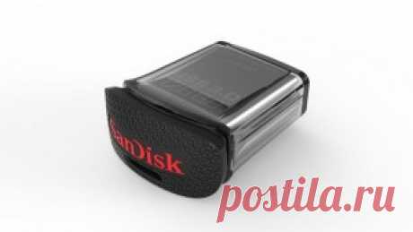 Самая маленькая флешка в миреССамая маленькая флешка в мире SanDisk Ultra Fit — usb-накопитель SanDisk Ultra Fit на 128 ГБ, usb-накопитель на 128 ГБ