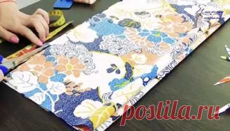 Как сшить без выкройки сарафан по фигуре Шьем своими руками за 30 минут, видеоурок