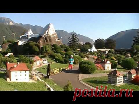 Парк Швейцария в миниатюре  ЖЕЛЕЗНАЯ ДОРОГА - YouTube