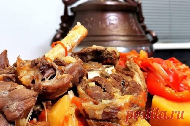 Баранина в пиве в афганском казане — Д а ч а