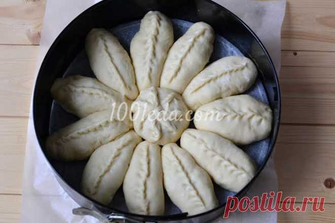 Пирог Снежинка: рецепт с пошаговым фото - Дрожжевой пирог от 1001 ЕДА вкусные рецепты с фото!