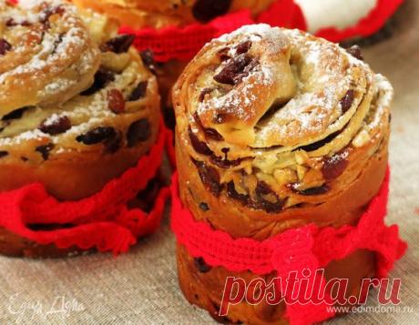 Кулич-краффин. Ингредиенты: мука, сыворотка, сахарная пудра | Официальный сайт кулинарных рецептов Юлии Высоцкой