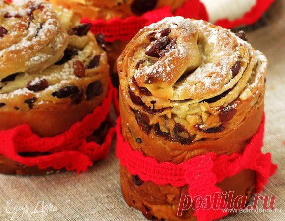 Кулич-краффин. Ингредиенты: мука, сыворотка, сахарная пудра | Официальный сайт кулинарных рецептов Юлии Высоцкой